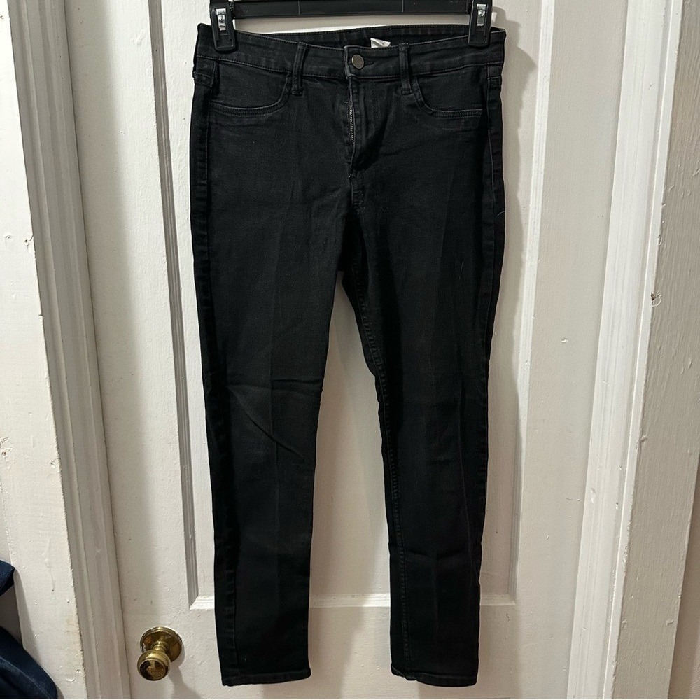 &denim Black Skinny Jeans with Modern Fit - Picture 1 of 2